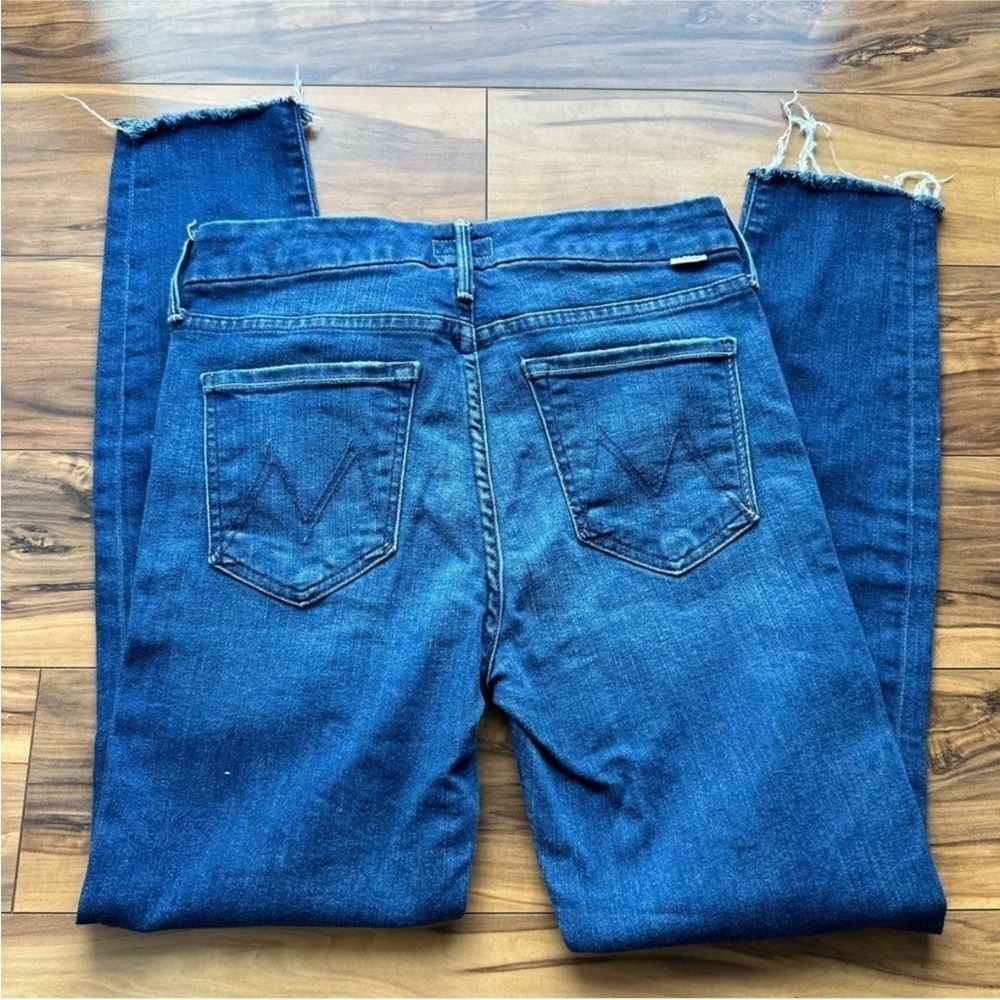 Mother the looker ankle gray skinny jeans 26 - Picture 7 of 12
